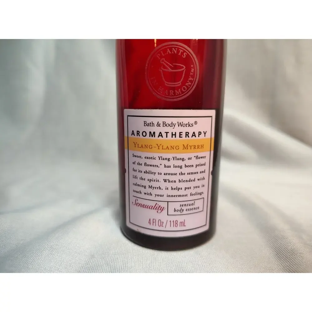 Bath & Bodyworks Aromatherapy SENSUALITY YLANG YLANG MYRRH Body Spray 4 oz Rare
